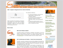 Tablet Screenshot of aide-eu.org